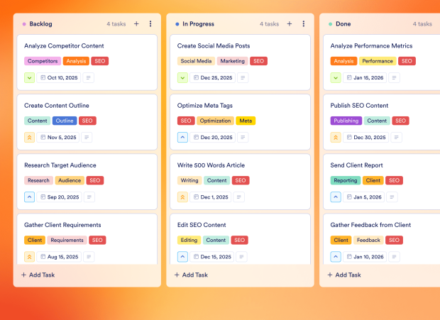 Seo Roadmap Board Template Thumbnail