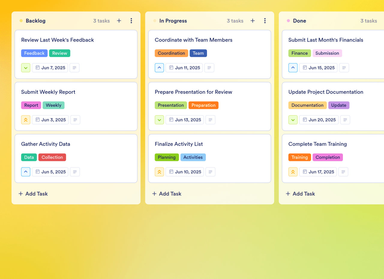 Weekly Schedule Template