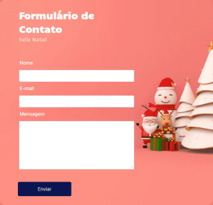 Formulário De Contato Do Papai Noel