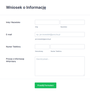 Formularz Wniosku O Informację