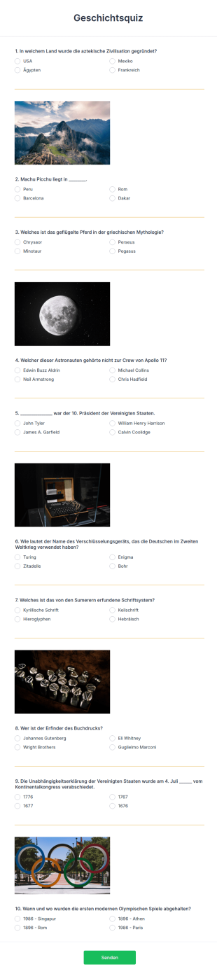 Geschichtsquiz