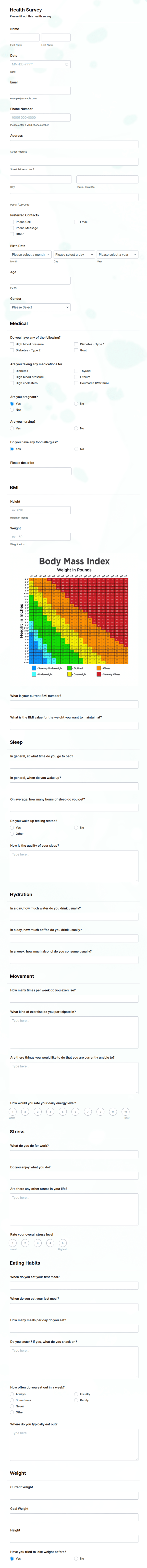 Health Survey