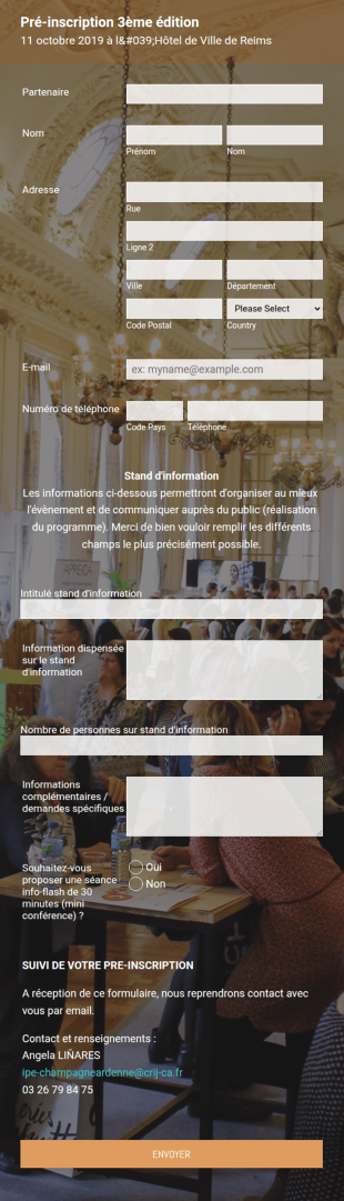 Inscription Forum