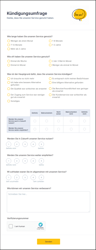 Kündigungsumfrage