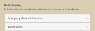 Medication Log Form Template