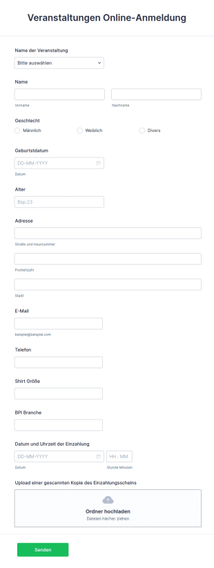Online Anmeldung