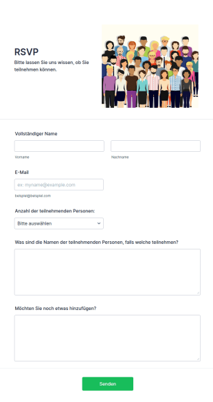 RSVP Formular