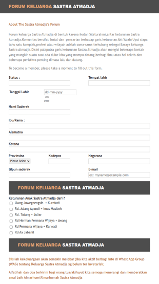 Silsilah Keluarga Sastra Atmadja
