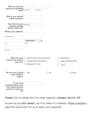 Solar Referral Form Template