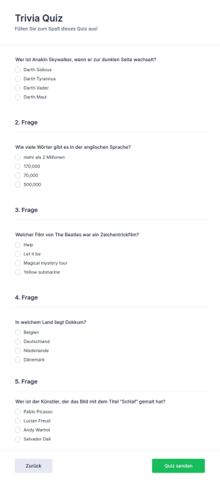 Trivia Quiz