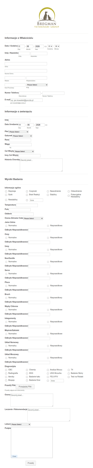 Weterynaryjna Elektroniczna Dokumentacja Medyczna