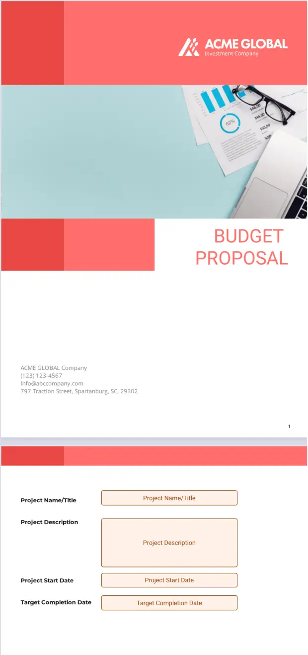 Budget Proposal
