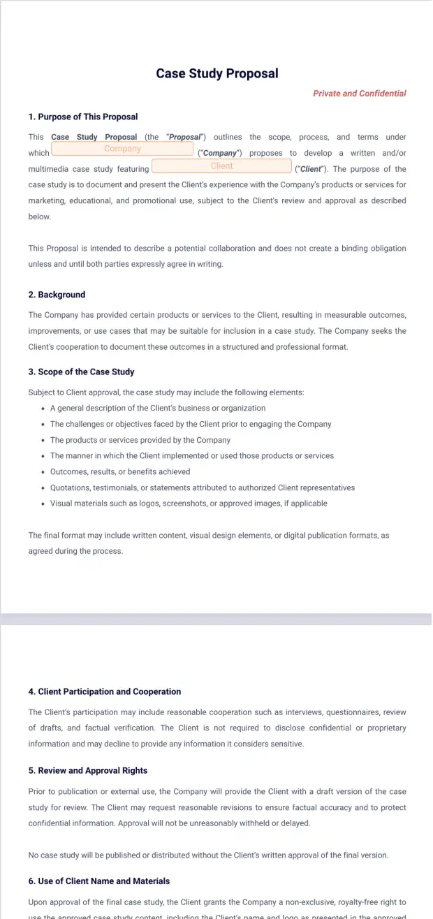 Case Study Proposal
