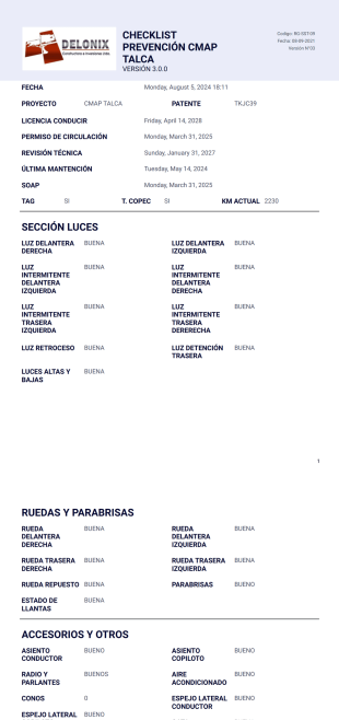 checktalca Plantilla PDF
