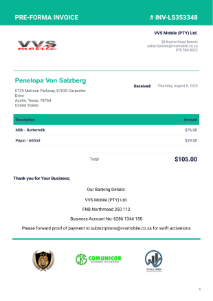 Default_Invoice_Voice PDF Template
