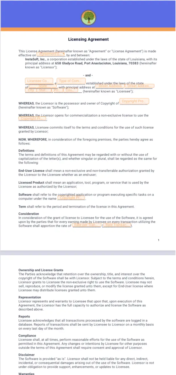 Licensing Agreement
