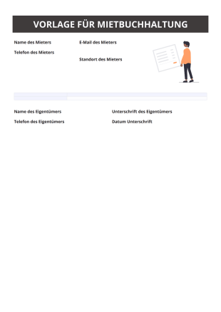 Mietbuch Vorlage - PDF-Vorlagen