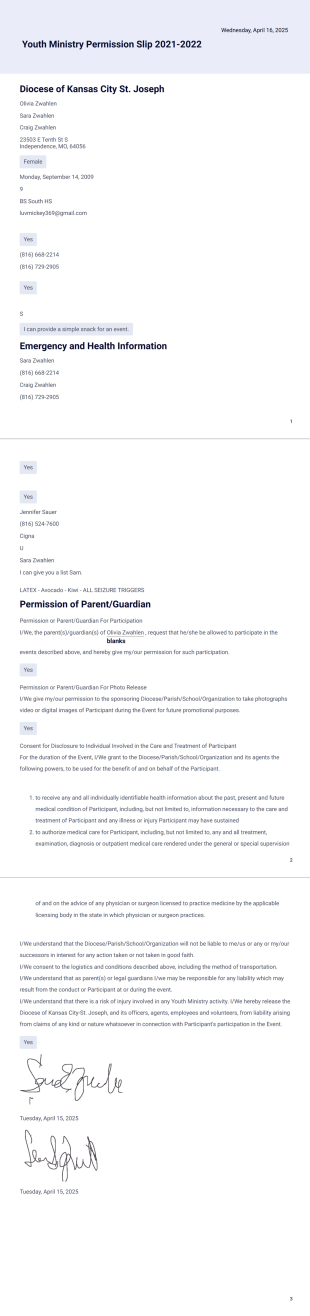 Normal PDF Template