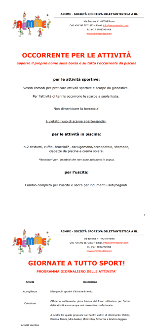 Occorrente Ce Aemme Template PDF