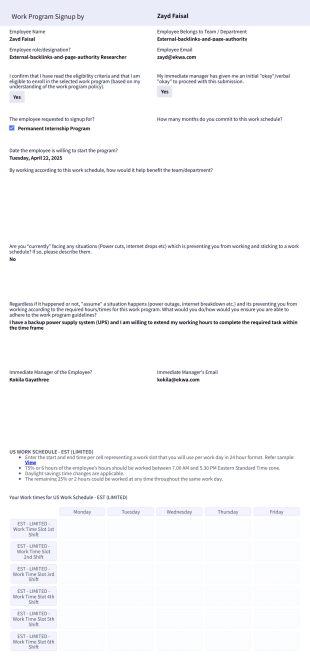 Ustime PDF Template