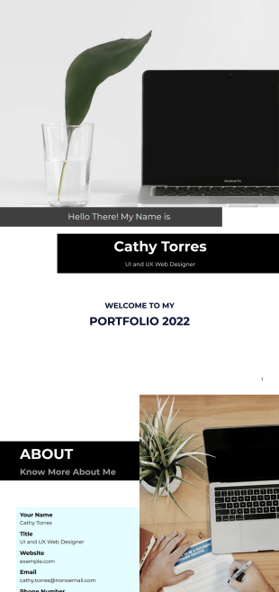 Portfolio Template - PDF Templates