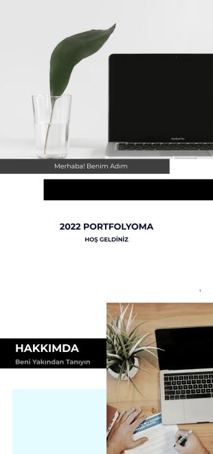 Portfolyo Örneği PDF Şablonu