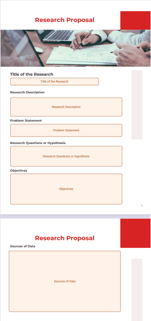 Research Proposal Template - PDF Templates