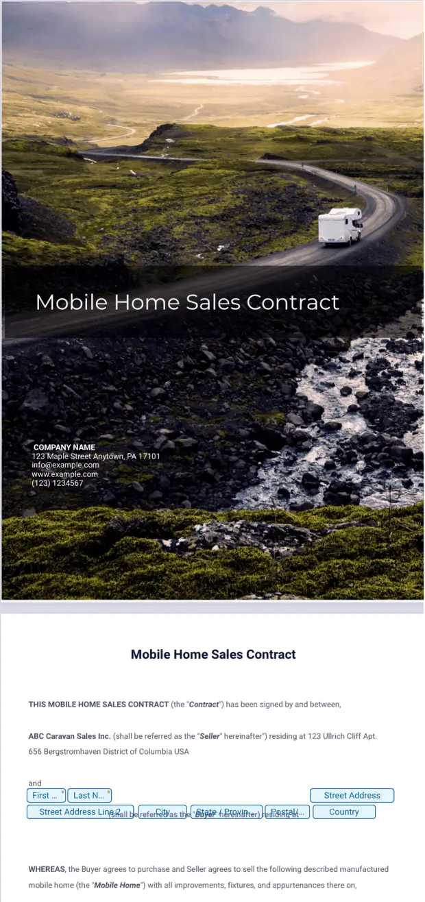 Sales Contract Template