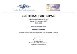 Sertifikat Webinar Template PDF