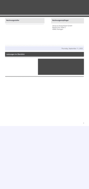 Tippgeber Rechnung PDF-Vorlage
