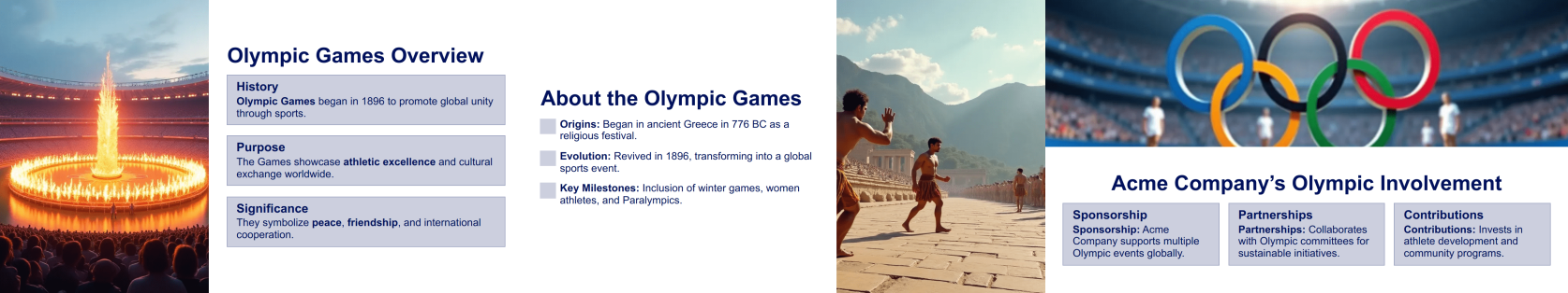 Olympics Presentation Template Thumbnail