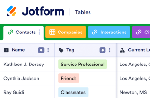 Personal CRM Spreadsheet Template