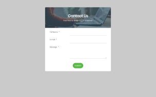 2018 Contact Form - Theme Poster