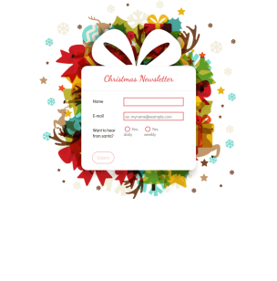 Christmas Newsletter - Theme Poster