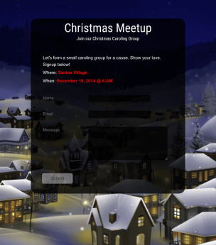 Christmas Village - Theme Poster