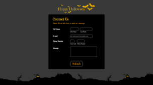 Dark Halloween - Theme Poster