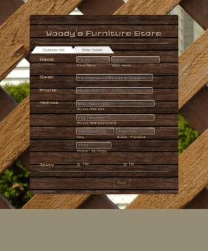 Hand Crafted Wood II - Theme Poster
