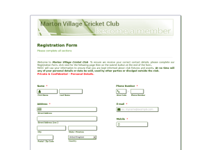 Membership Registration Form - Theme Poster