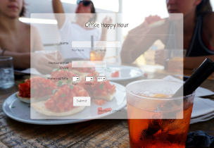 Office Happy Hour - Theme Poster