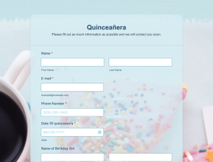 Quinceañera - Theme Poster