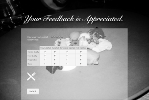 Restaurant Feedback Survey - Theme Poster