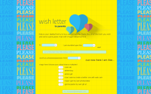 Shop Wish Letter for Children - Theme Poster