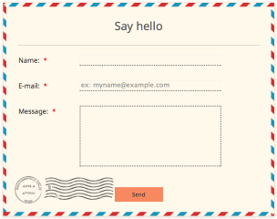 By Air Simple Envelope - Theme Poster