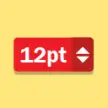 Font Size Picker