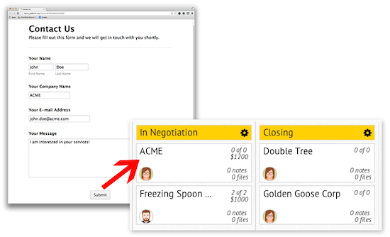 jotform crm integration