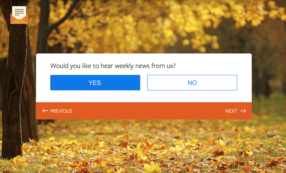 contact form
