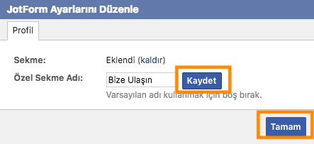 Facebook Sayfanıza İletişim Formu Ekleme Image-7