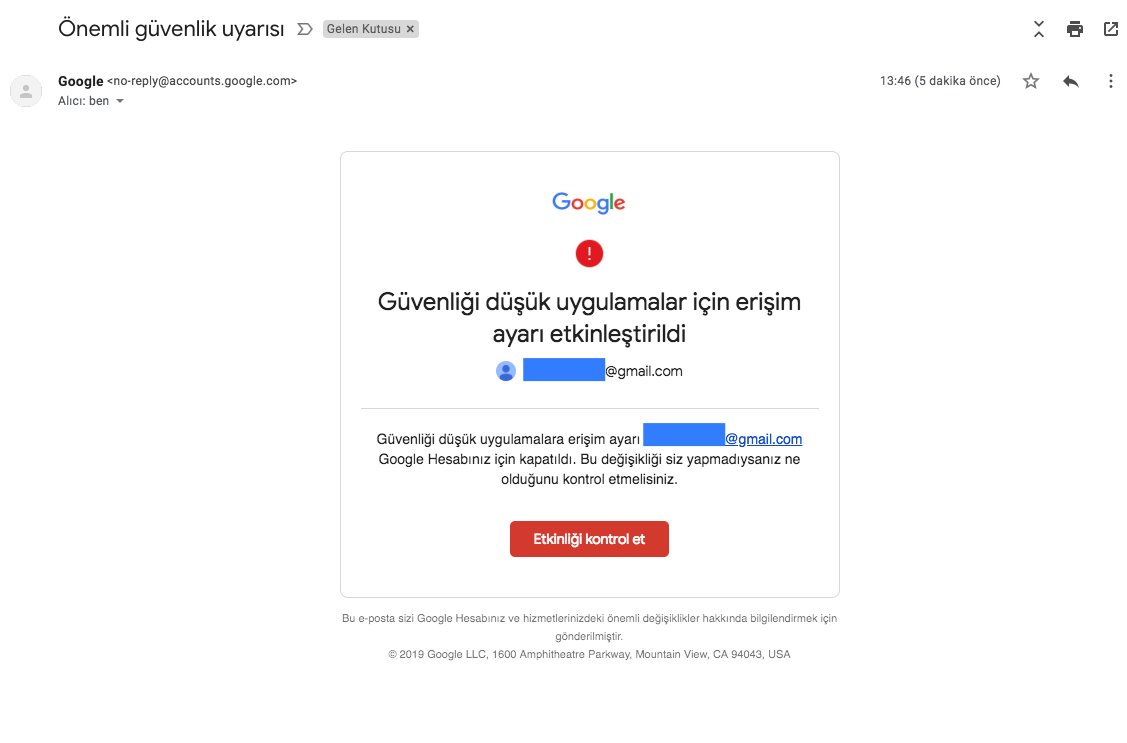 Bir Gmail Hesabını SMTP Aracılığıyla E-postayı Gönderen Hesap Olarak Ayarlama Image-2