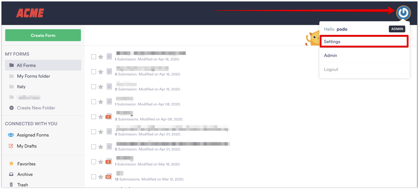 Jak Udostępnić Formularze Innym Użytkownikom na Serwerze Enterprise Image-1