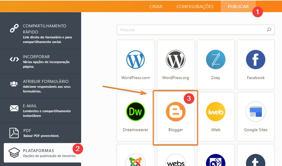 Como adicionar um formulário ao Blogger Image-1